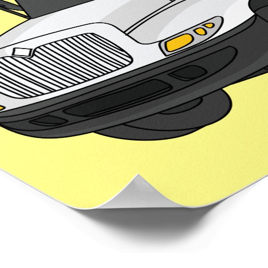 Tekstvak cartoon poster (Hoek)