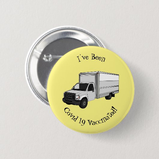 Tekstvak cartoon ronde button 5,7 cm (Voorkant /achterkant)