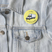 Tekstvak cartoon ronde button 5,7 cm (In situ)