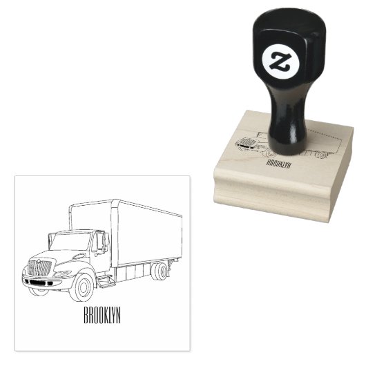 Tekstvak cartoon rubberstempel (Gestempeld)