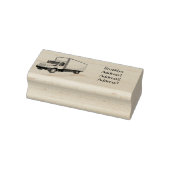 Tekstvak cartoon rubberstempel (Stempel)