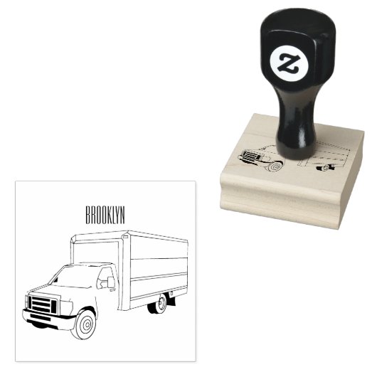 Tekstvak cartoon rubberstempel (Gestempeld)