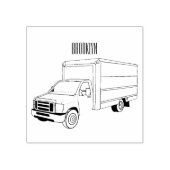 Tekstvak cartoon rubberstempel (Afrduk)