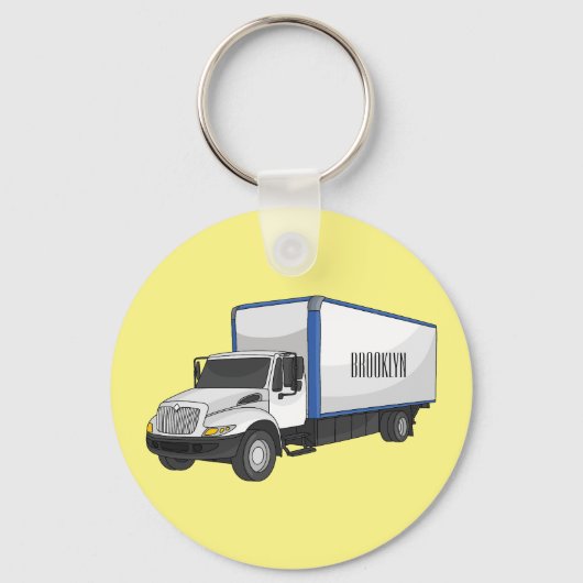 Tekstvak cartoon sleutelhanger (Voorkant)