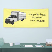 Tekstvak cartoon spandoek (Beurs)