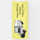 Tekstvak cartoon spandoek (Verticaal)