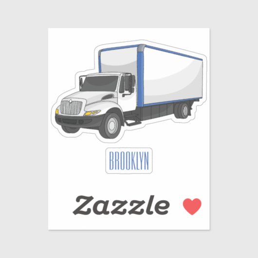 Tekstvak cartoon sticker (Vel)