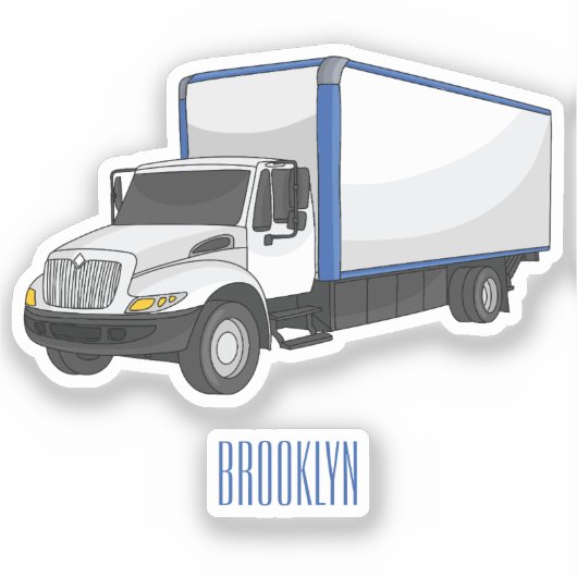 Tekstvak cartoon sticker (Voorkant)