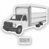 Tekstvak cartoon sticker (Voorkant)