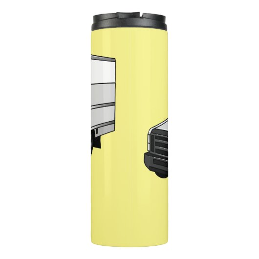 Tekstvak cartoon thermosbeker (Achterkant)