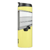 Tekstvak cartoon thermosbeker (Geroteerd rechts)