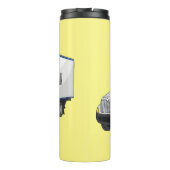 Tekstvak cartoon thermosbeker (Achterkant)