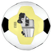 Tekstvak cartoon voetbal (Gedraaid)