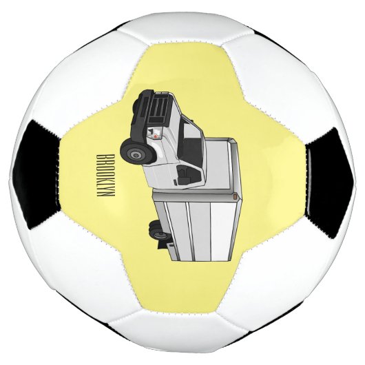 Tekstvak cartoon voetbal (Gedraaid)