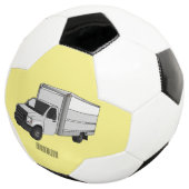 Tekstvak cartoon voetbal (Drie kwart)