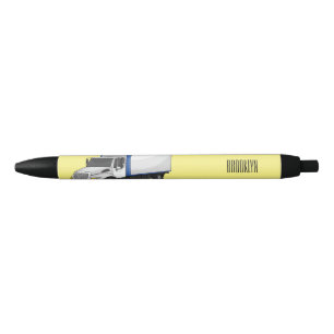 Tekstvak cartoon zwarte inkt pen