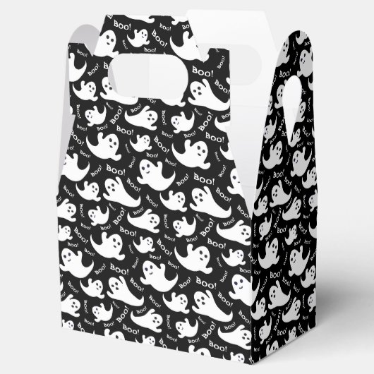 Tekstvak Halloween Party Bedankdoosjes (Geopend)