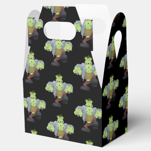 Tekstvak Halloween Party Bedankdoosjes (Geopend)