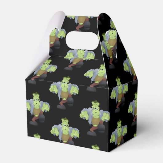 Tekstvak Halloween Party Bedankdoosjes (Voorkant Zijde)