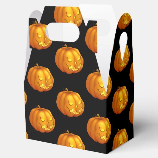 Tekstvak Halloween Party Bedankdoosjes (Geopend)