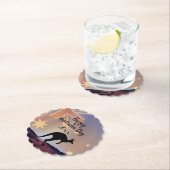 Tekstvlag Kangaroo Australia Day bewerken Kartonnen Onderzetters (Insitu)