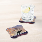 Tekstvlag Kangaroo Australia Day bewerken Kartonnen Onderzetters (Insitu)