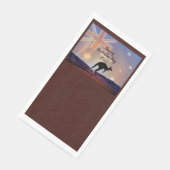 Tekstvlag Kangaroo Australia Day bewerken Servet (Hoek)