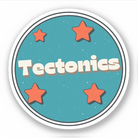 Tektoniek Sticker (Voorkant)