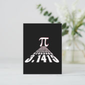 Tel.: 3.141592653 briefkaart (Staand voorkant)