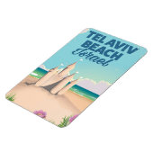 Tel Aviv Beach Israel strand poster Magneet (Linkerzijde)