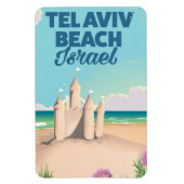 Tel Aviv Beach Israel strand poster Magneet (Verticaal)