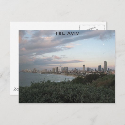 Tel Aviv briefkaart (Voorkant / Achterkant)