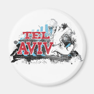 TEL AVIV - Een grote stijl van de Israëlische #1  Magneet