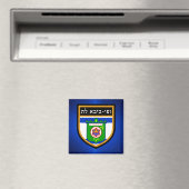 Tel Aviv Flag Magneet (Insitu (Vaatwasser))