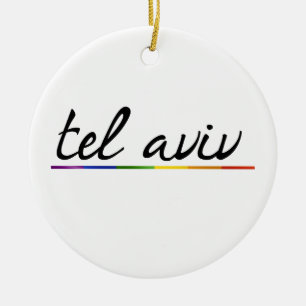 TEL AVIV GAY PRIDE -.png Keramisch Ornament