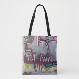 Tel Aviv Graffiti Canvas tas