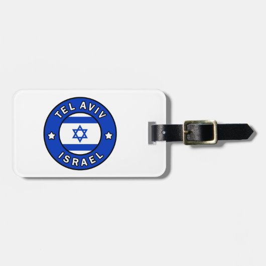 Tel Aviv Israel Bagagelabel (Voorkant horizontaal)