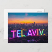 Tel aviv israel briefkaart (Voorkant / Achterkant)