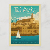 Tel Aviv, Israël Briefkaart (Voorkant)