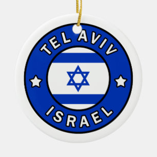 Tel Aviv Israel Keramisch Ornament