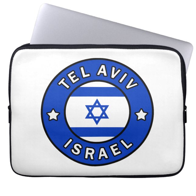Tel Aviv Israel Laptop Sleeve (Voorkant)