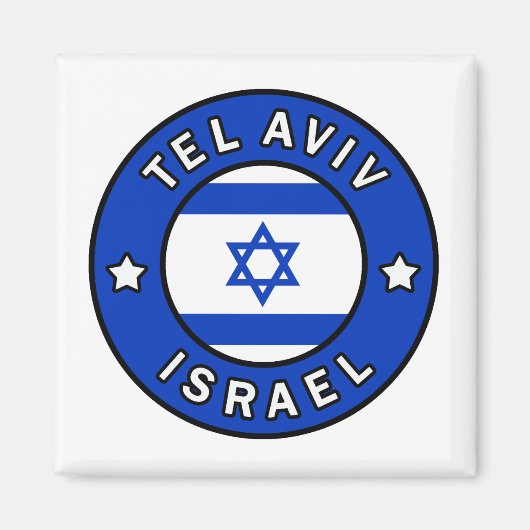 Tel Aviv Israel Magneet (Voorkant)