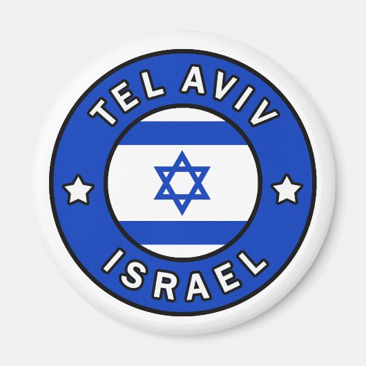 Tel Aviv Israel Magneet (Voorkant)