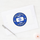 Tel Aviv Israel Rechthoekige Sticker (Envelop)