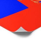 Tel Aviv - Israel Retro City Map Poster (Hoek)