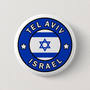 Tel Aviv Israel Ronde Button 5,7 Cm