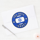 Tel Aviv Israel Ronde Sticker (Envelop)