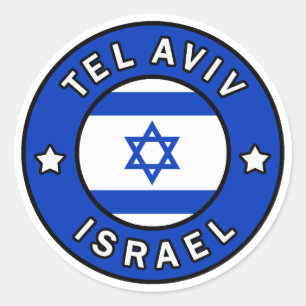 Tel Aviv Israel Ronde Sticker