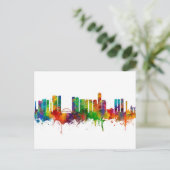 Tel Aviv Israel Skyline Briefkaart (Staand voorkant)