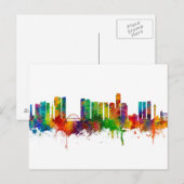 Tel Aviv Israel Skyline Briefkaart (Voorkant / Achterkant)